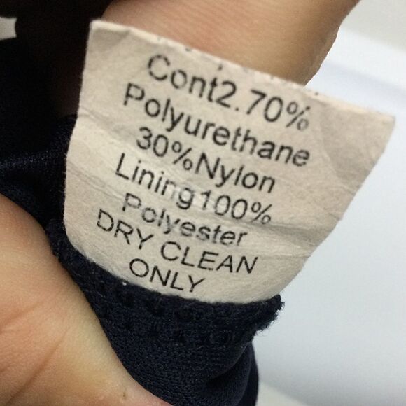 Bailey 44 Meryl Navy Faux Leather Wrap Skirt - M - Picture 14 of 14